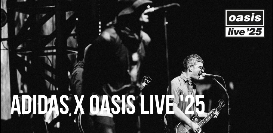 Camisa Adidas x Oasis Live '25 Tour Jacquard Preta Edição Limitada